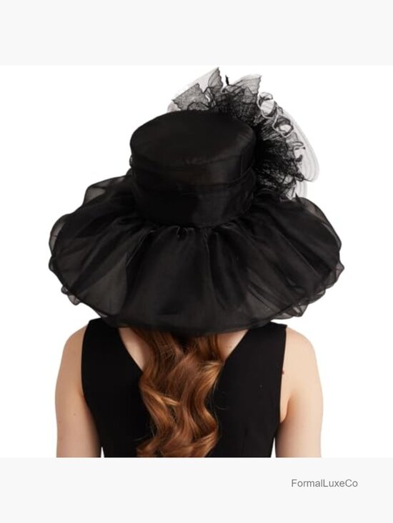 Fascinator Hat with Detachable Flowers for Wedding Derby Tea Party main image 5